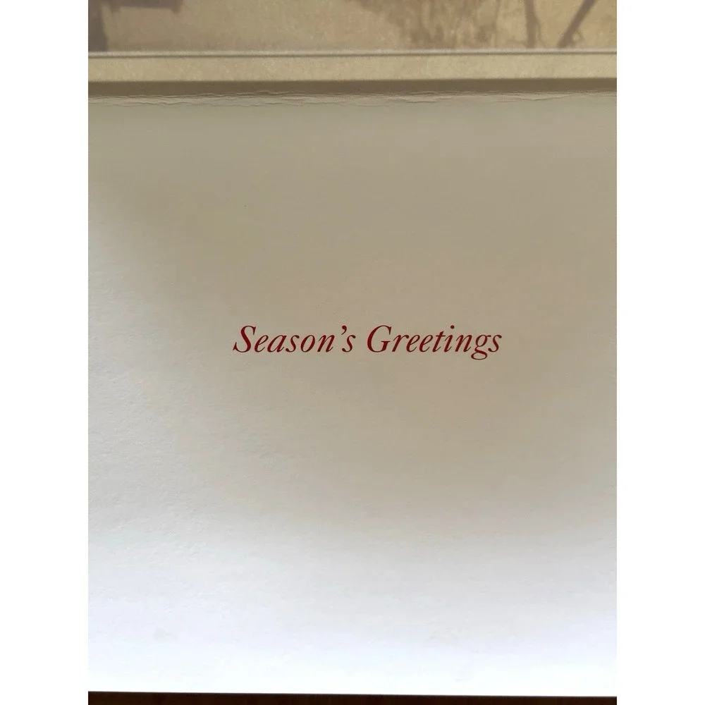 Vtg Caspari Christmas Cards 23 New Boston Common Twilight Fine Art Museum 1993